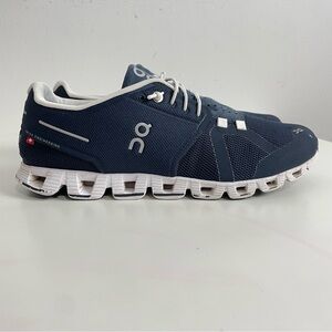On Cloud 5 Running Shoes Men’s 8 Cloudtech Navy Blue